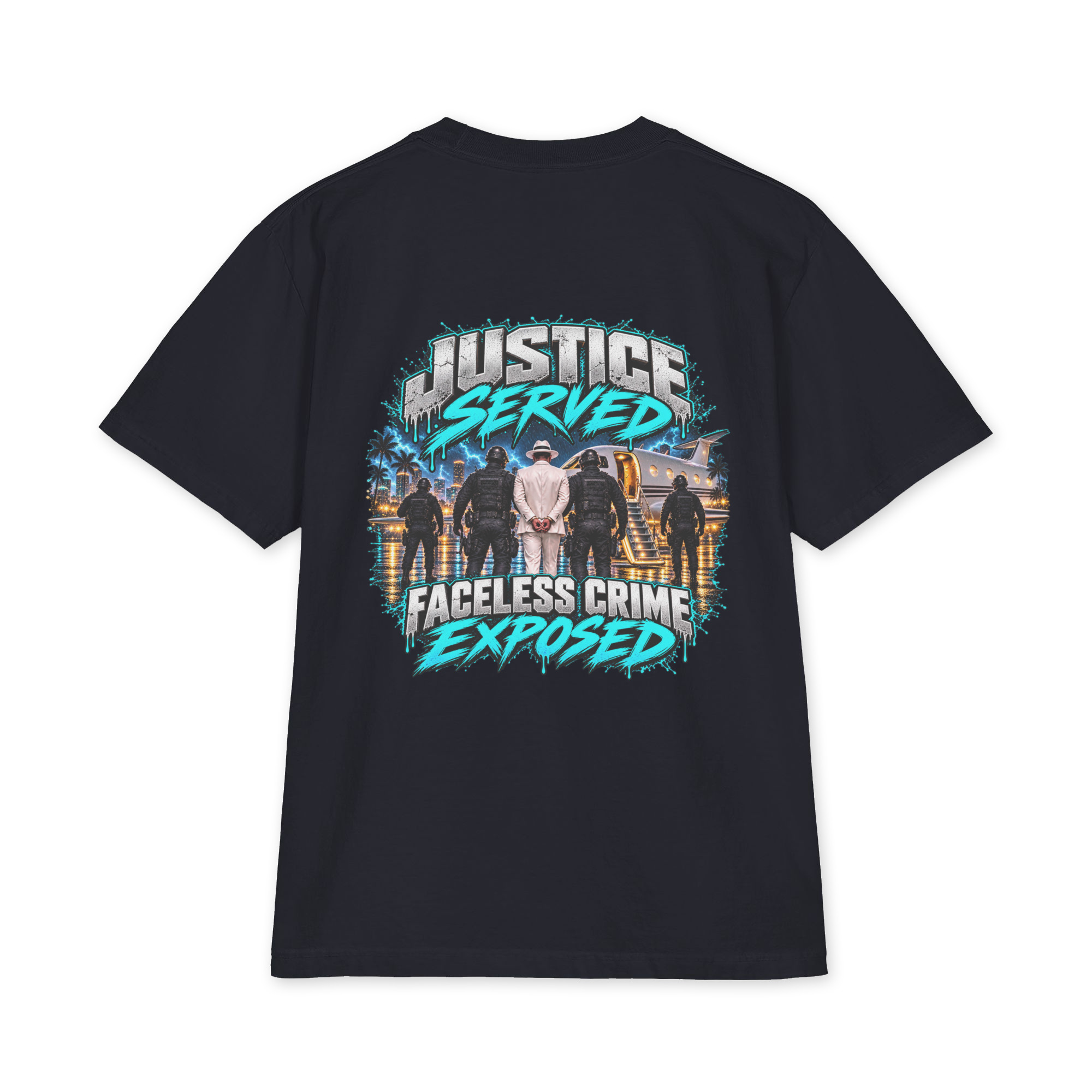 "JUSTICE SERVED COLOR" Unisex max heavyweight short sleeve - Image 2
