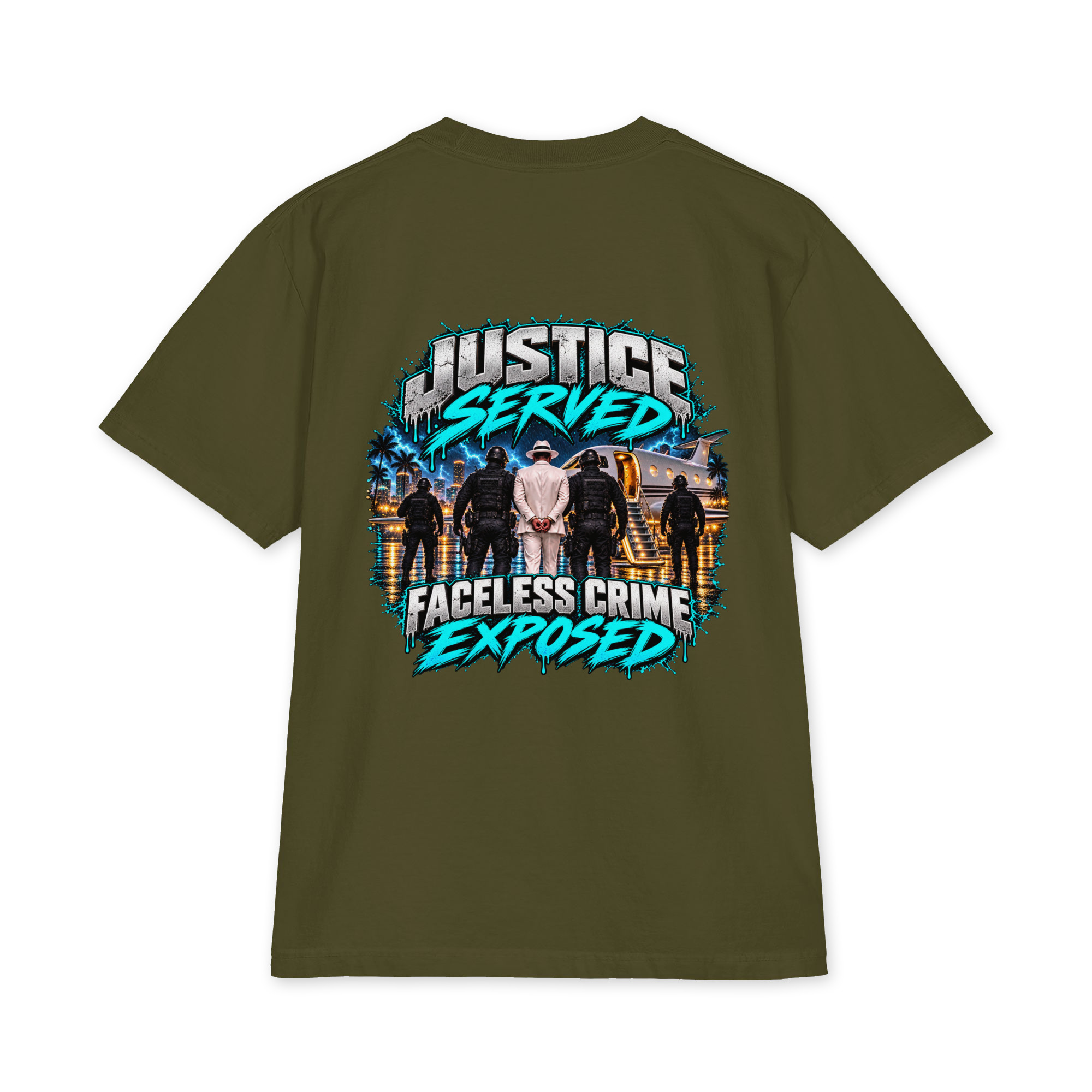 "JUSTICE SERVED COLOR" Unisex max heavyweight short sleeve - Image 6