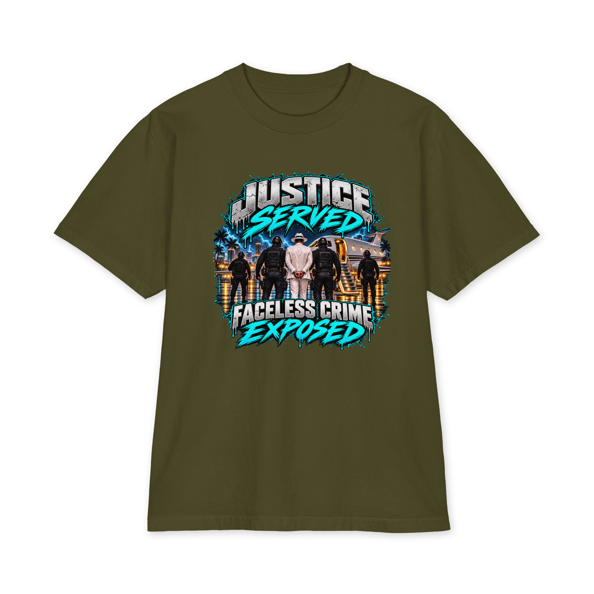 "JUSTICE SERVED COLOR" Unisex max heavyweight short sleeve - Image 17