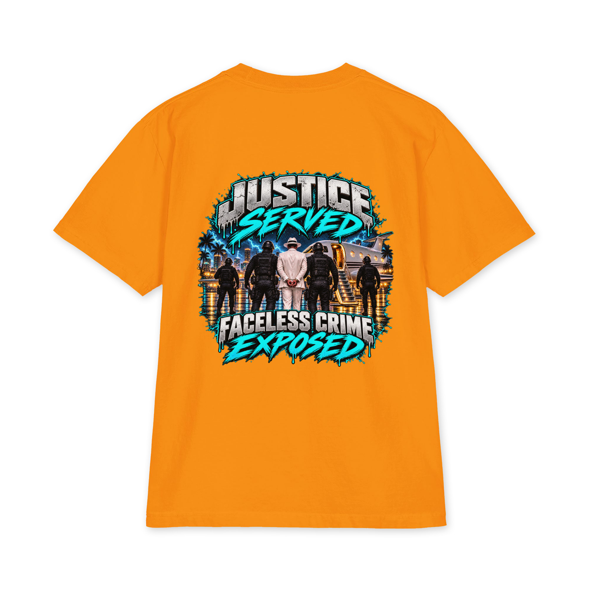 "JUSTICE SERVED COLOR" Unisex max heavyweight short sleeve - Image 8