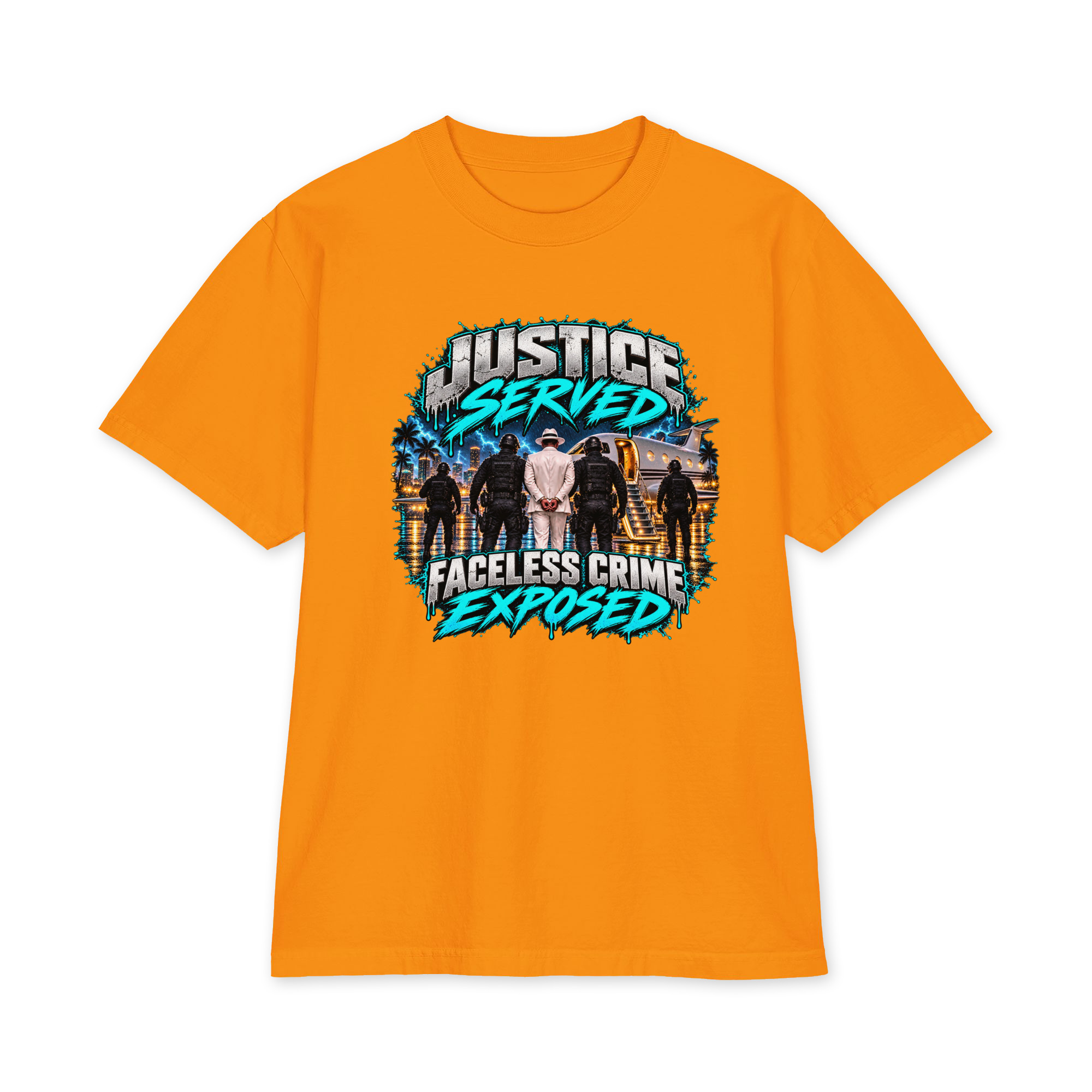 "JUSTICE SERVED COLOR" Unisex max heavyweight short sleeve - Image 19