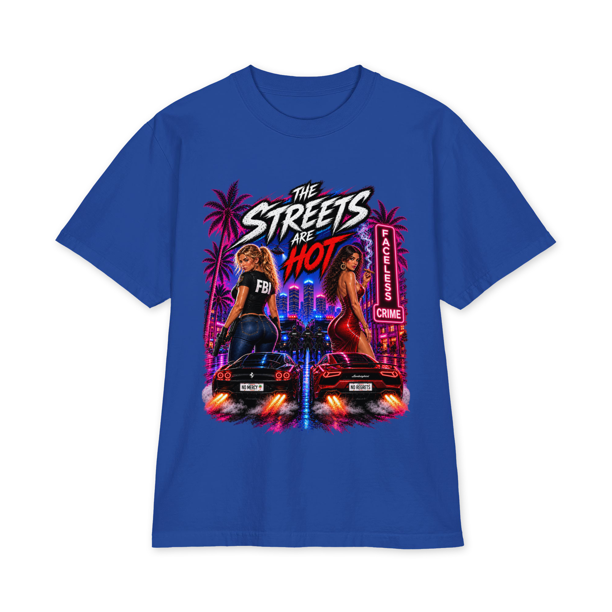 "THE STREETS ARE HOT" Unisex max heavyweight short sleeve - Image 10