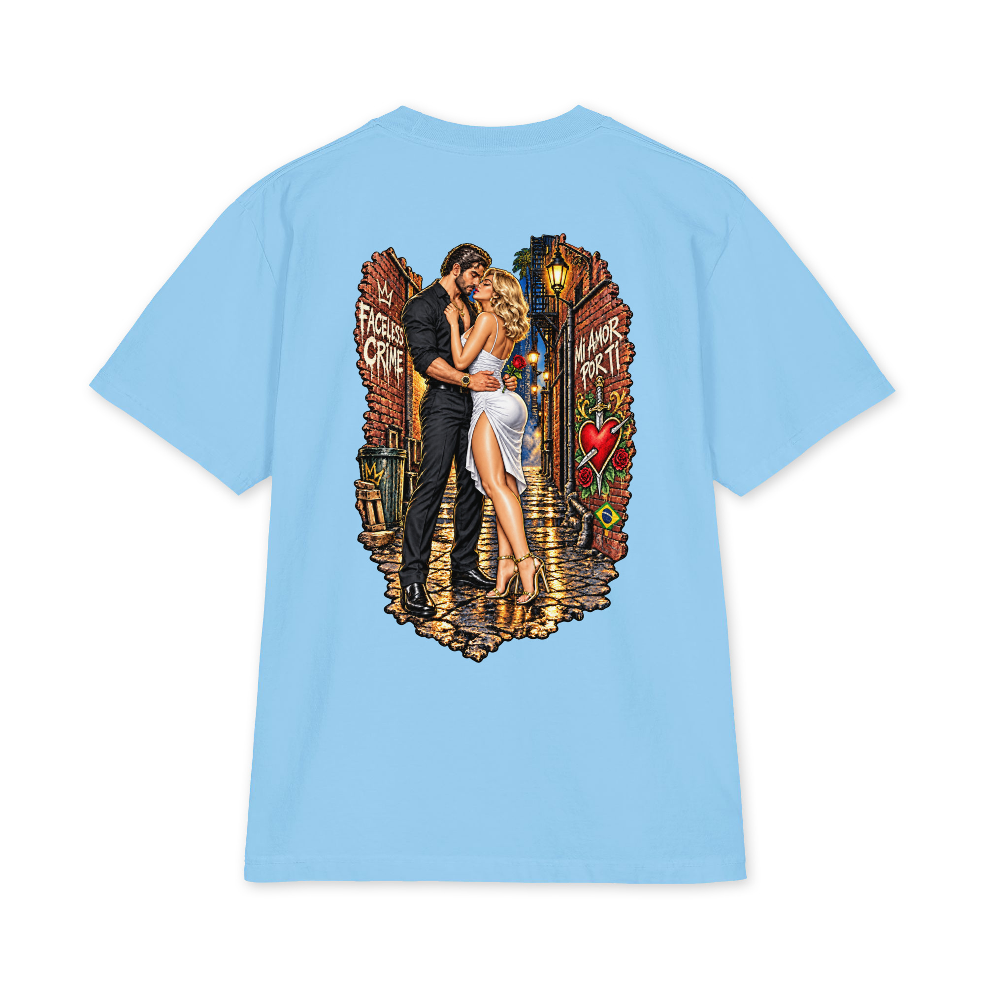 "MI AMOR POR TI COLOR" Unisex max heavyweight short sleeve - Image 9