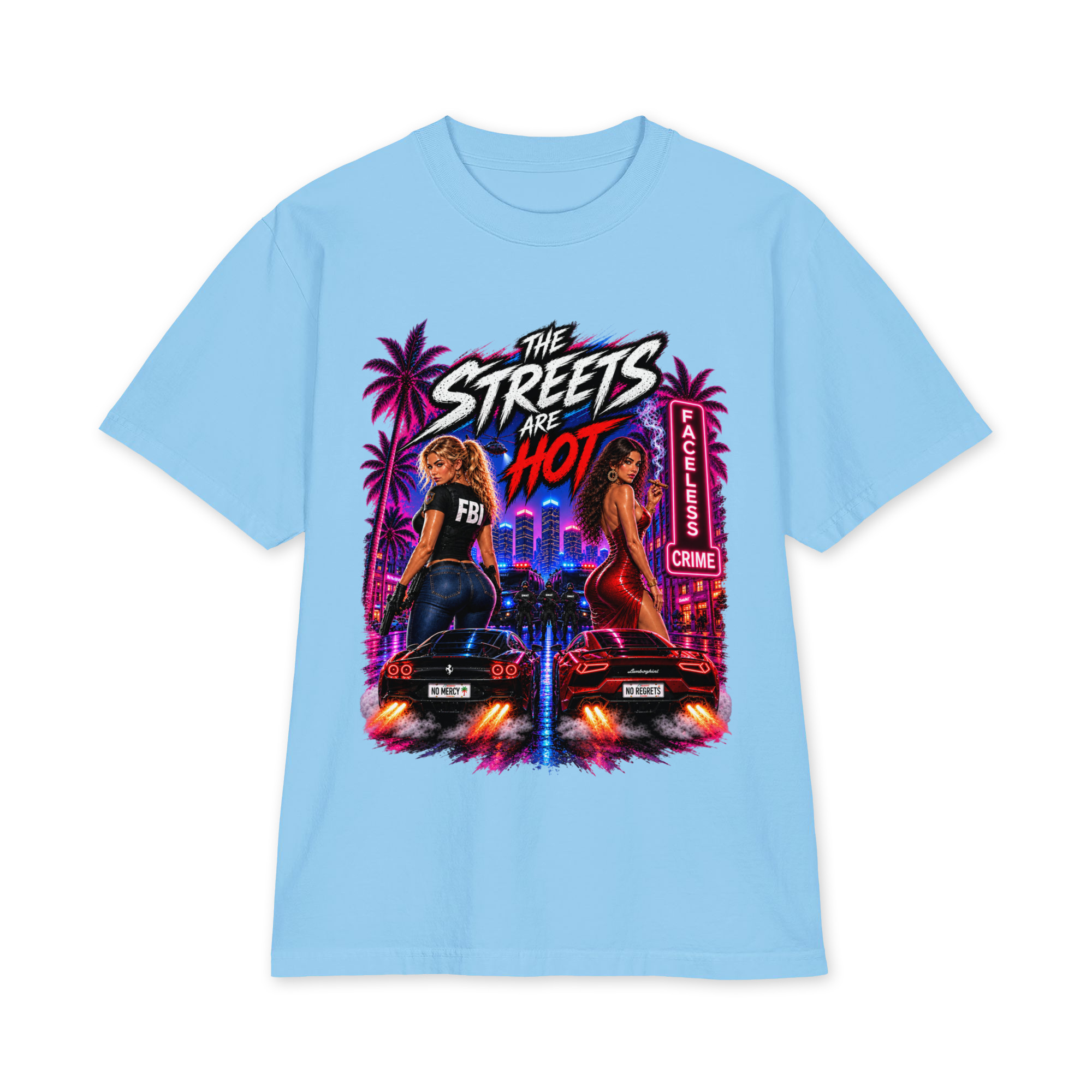 "THE STREETS ARE HOT" Unisex max heavyweight short sleeve - Image 18