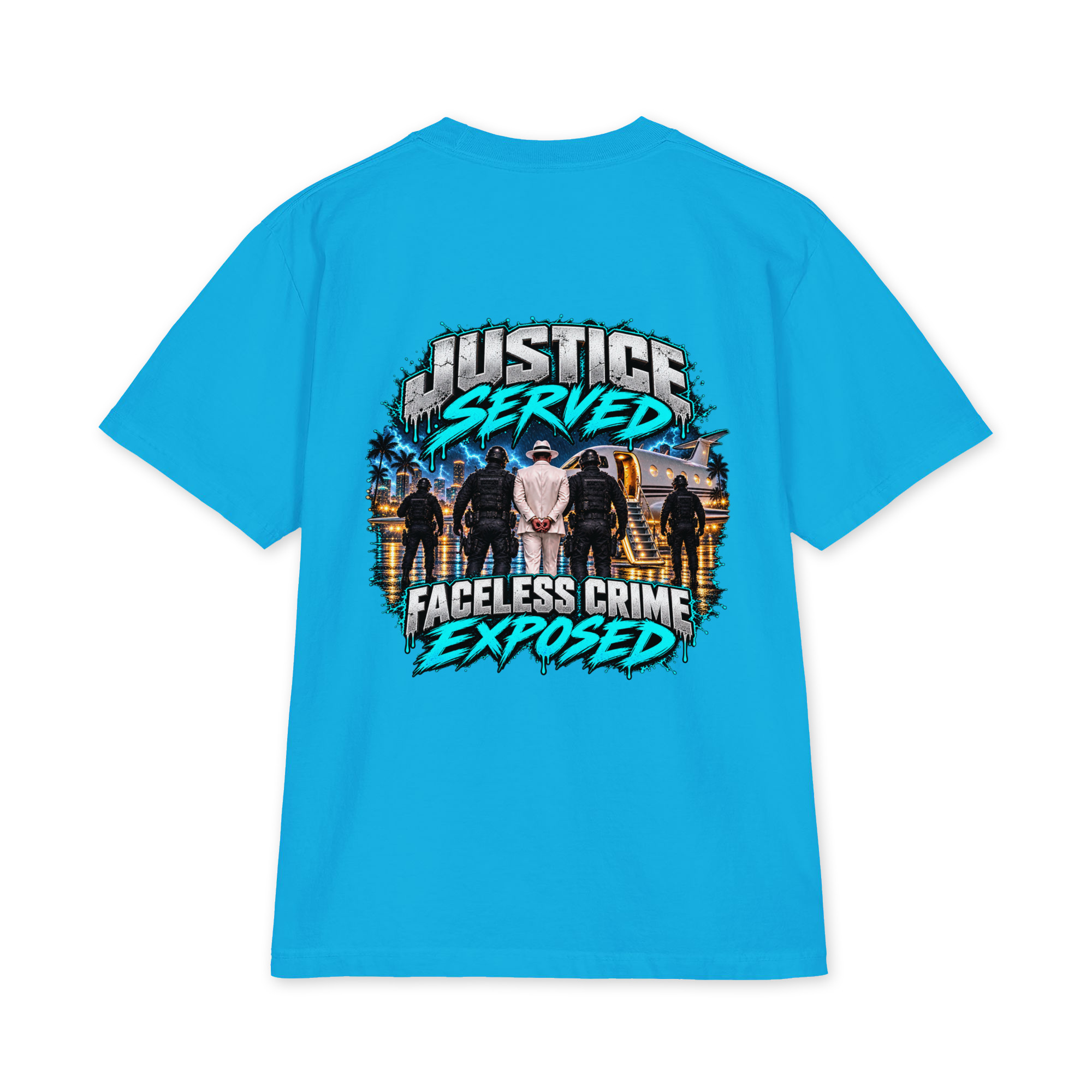 "JUSTICE SERVED COLOR" Unisex max heavyweight short sleeve - Image 7