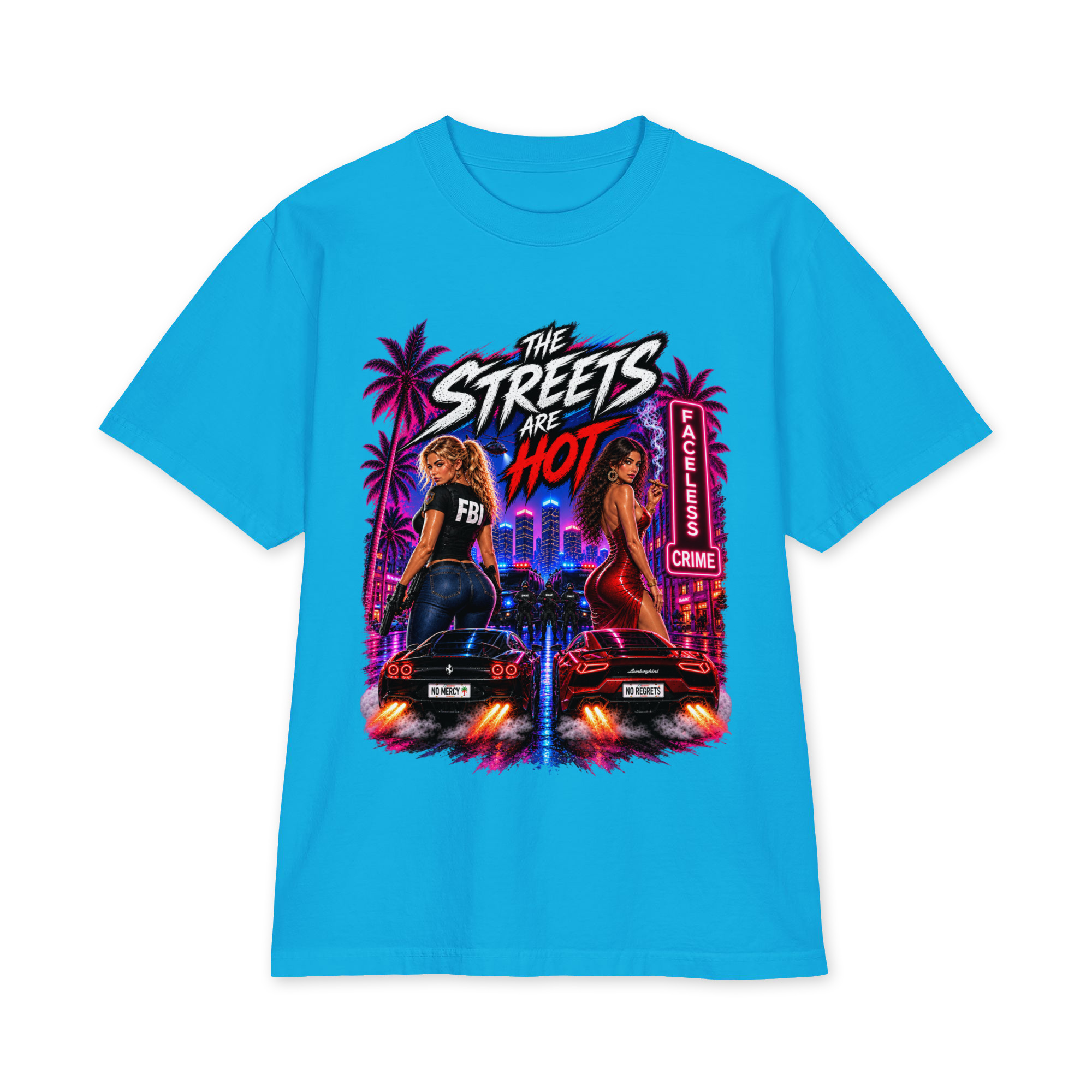 "THE STREETS ARE HOT" Unisex max heavyweight short sleeve - Image 12
