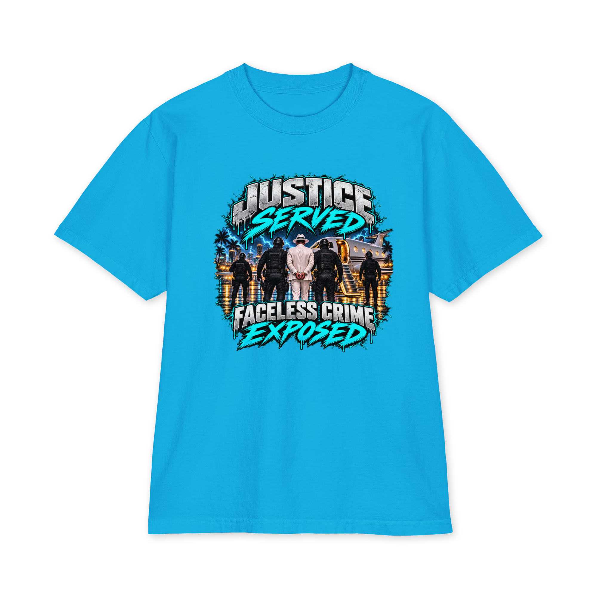 "JUSTICE SERVED COLOR" Unisex max heavyweight short sleeve - Image 18