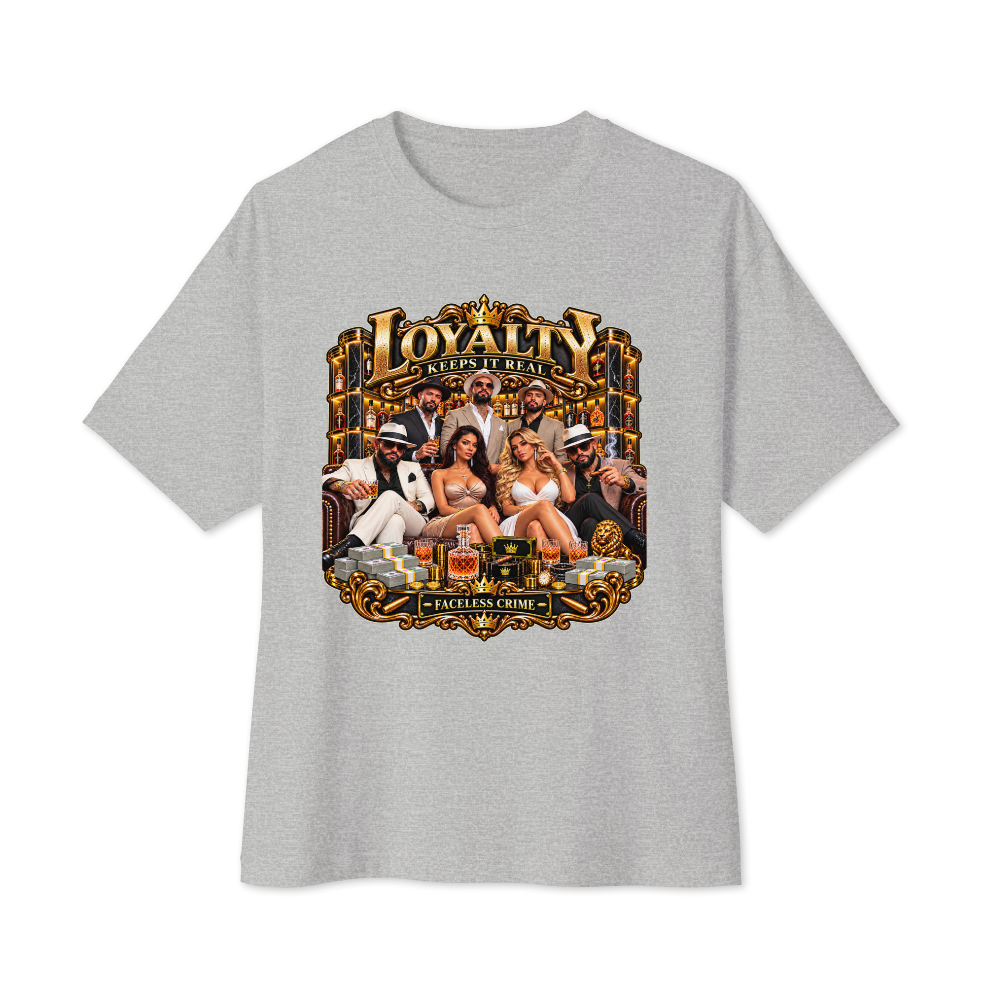 "LOYALTY" Unisex oversized boxy tee - Image 11