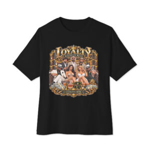 "LOYALTY" Unisex oversized boxy tee