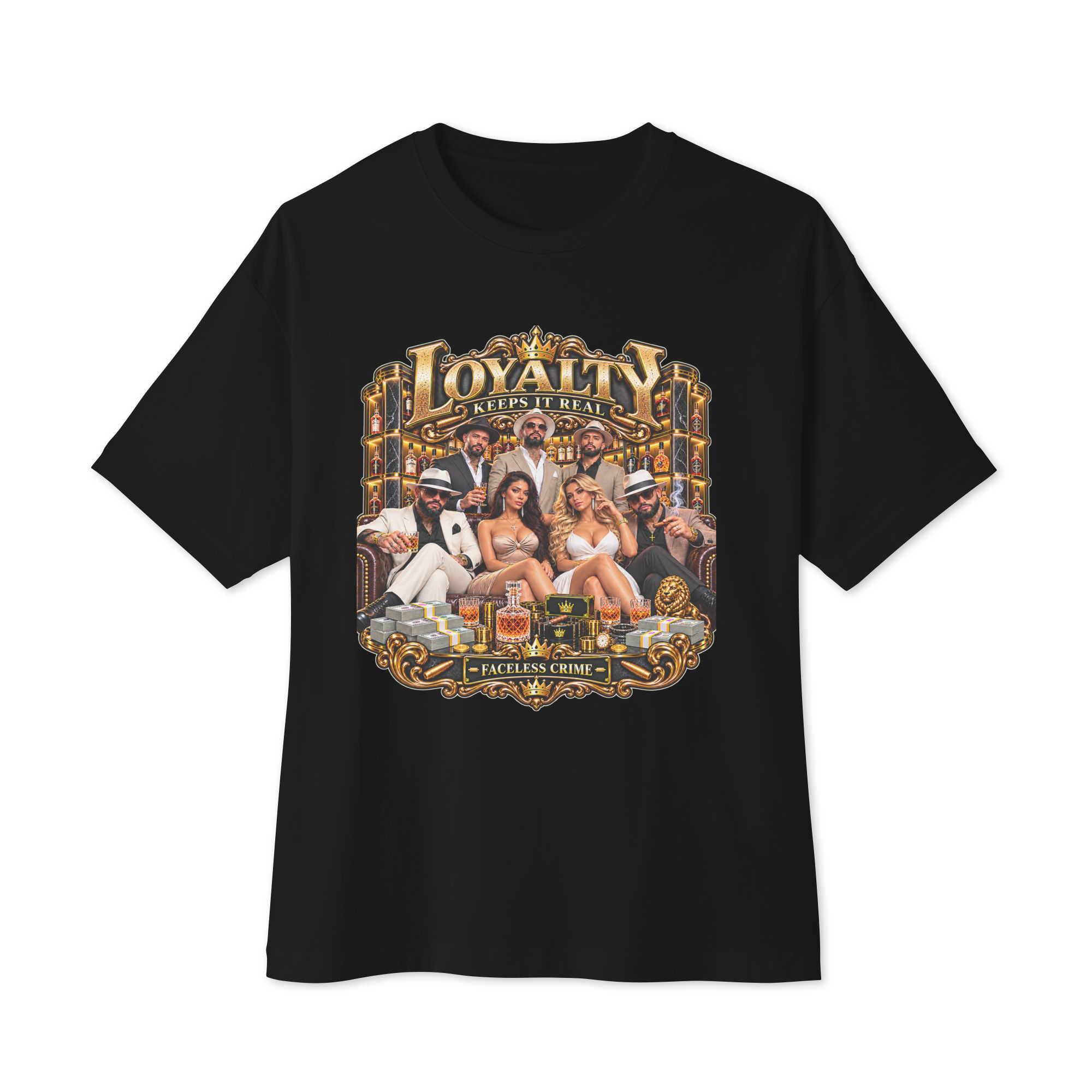 "LOYALTY" Unisex oversized boxy tee