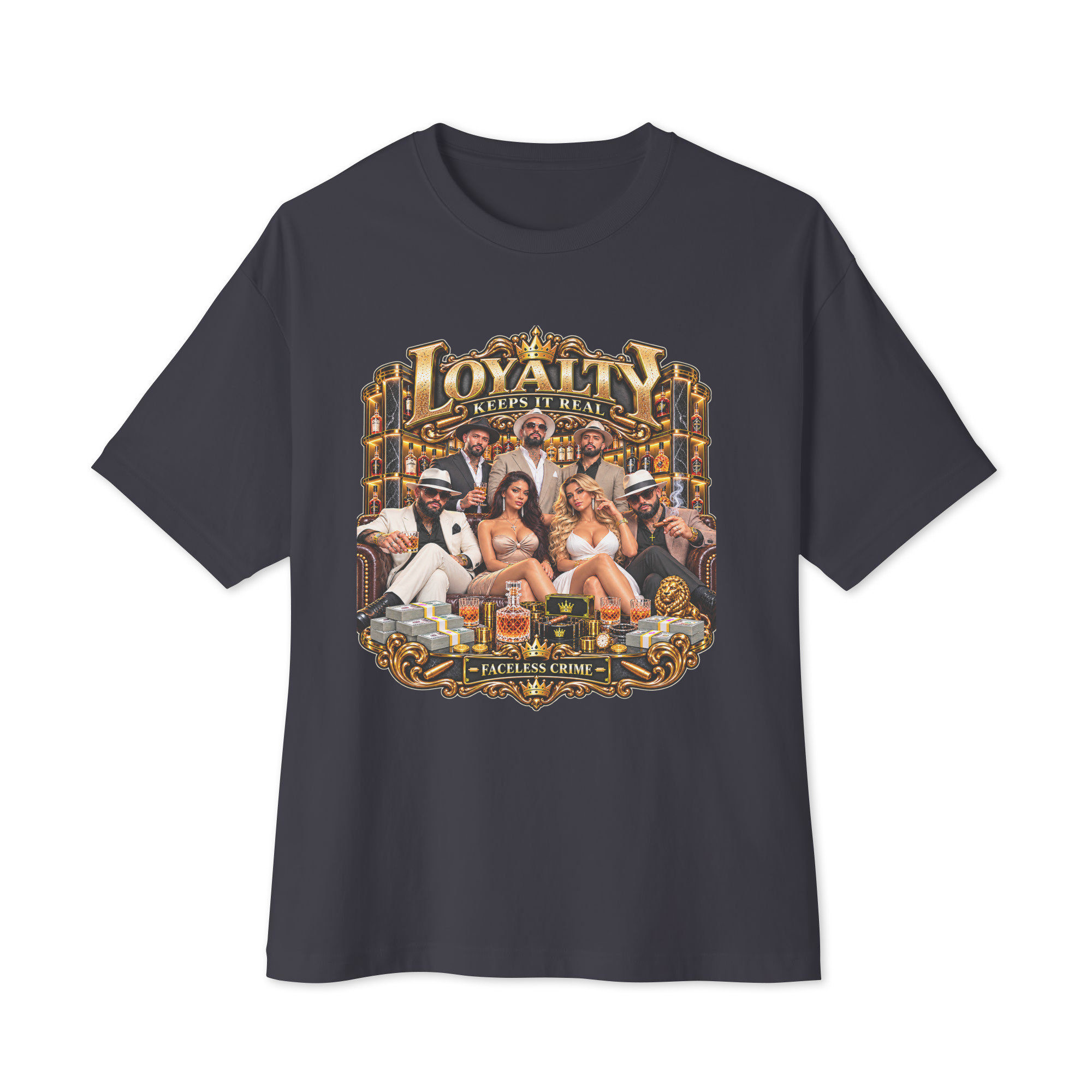 "LOYALTY" Unisex oversized boxy tee - Image 5