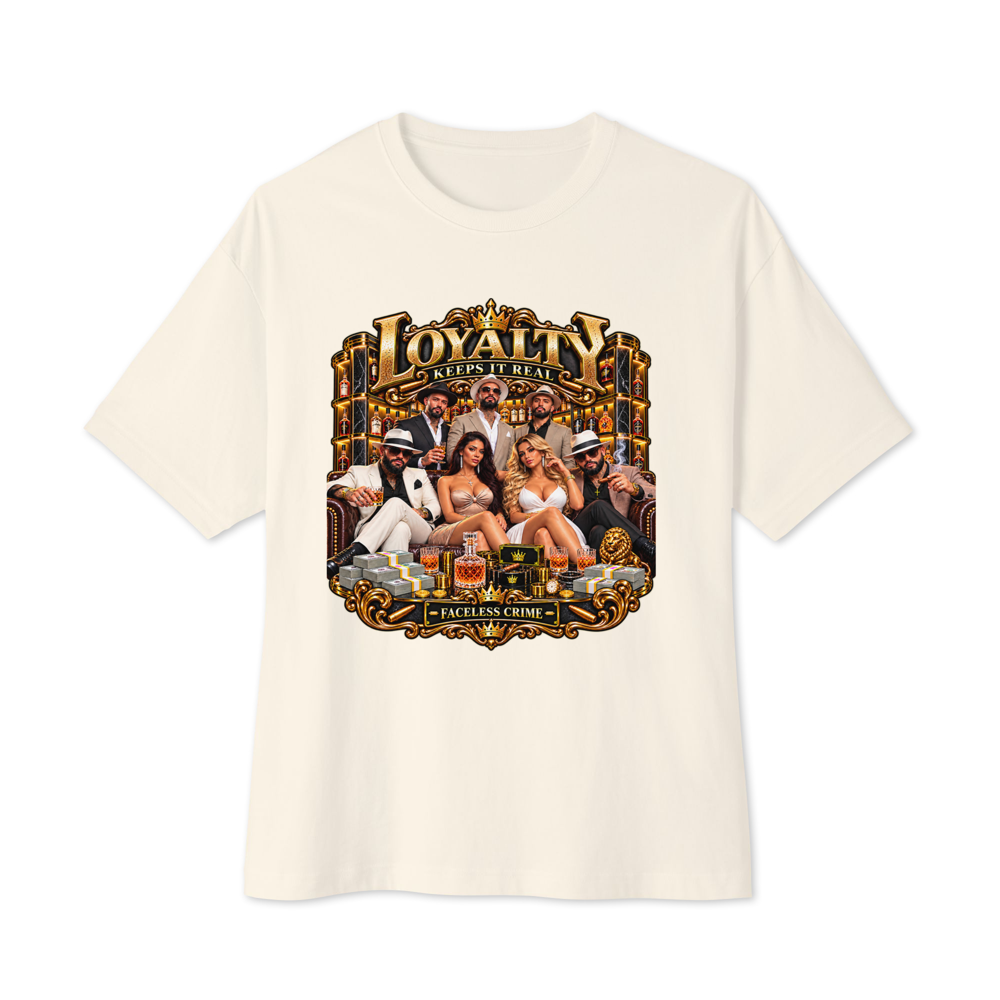 "LOYALTY" Unisex oversized boxy tee - Image 15