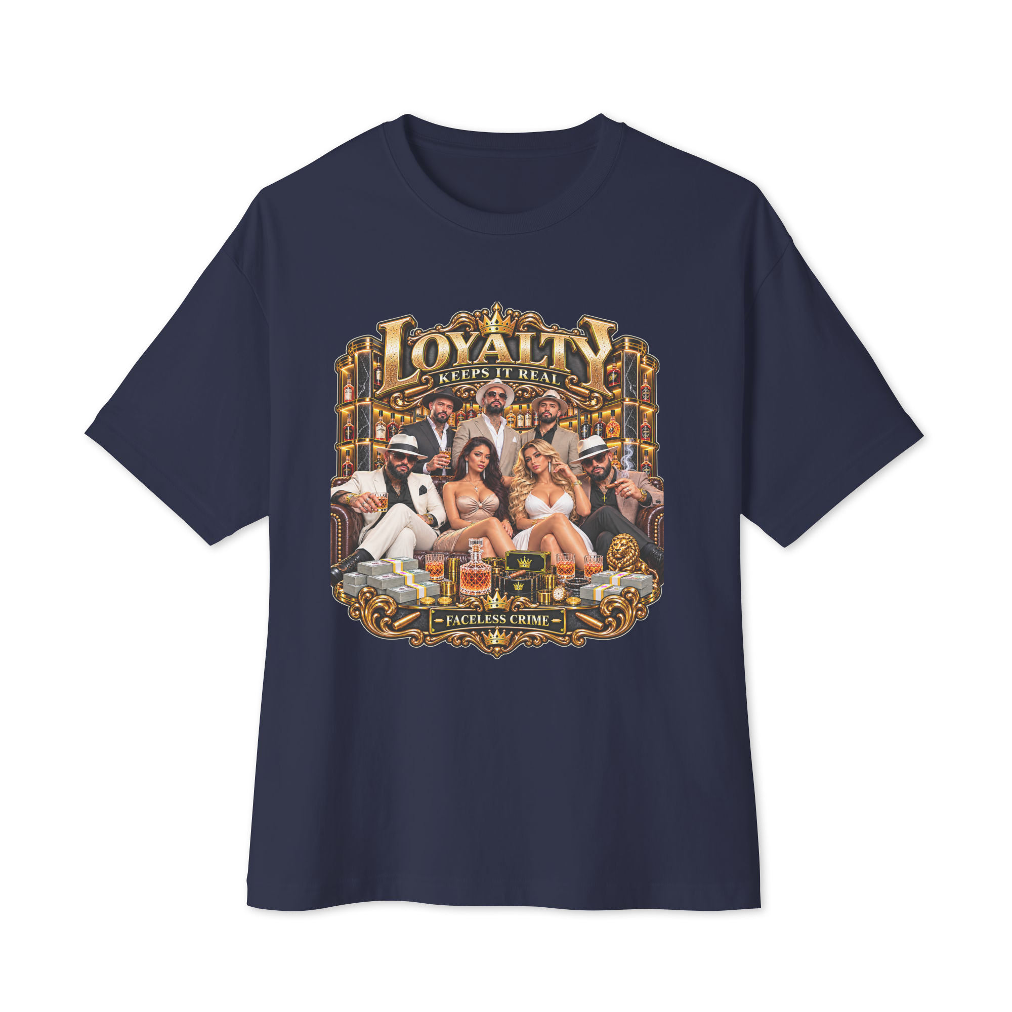 "LOYALTY" Unisex oversized boxy tee - Image 3