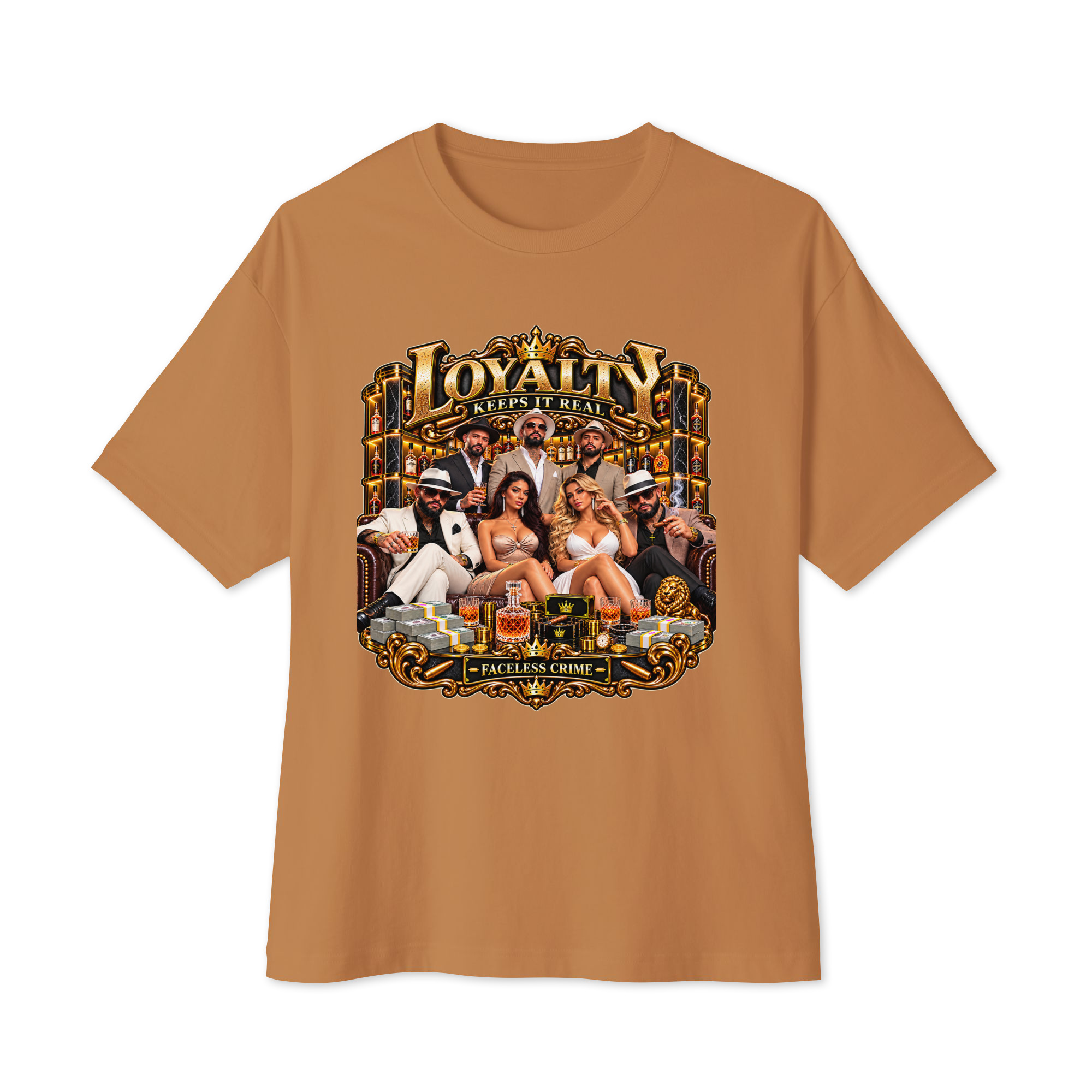 "LOYALTY" Unisex oversized boxy tee - Image 9