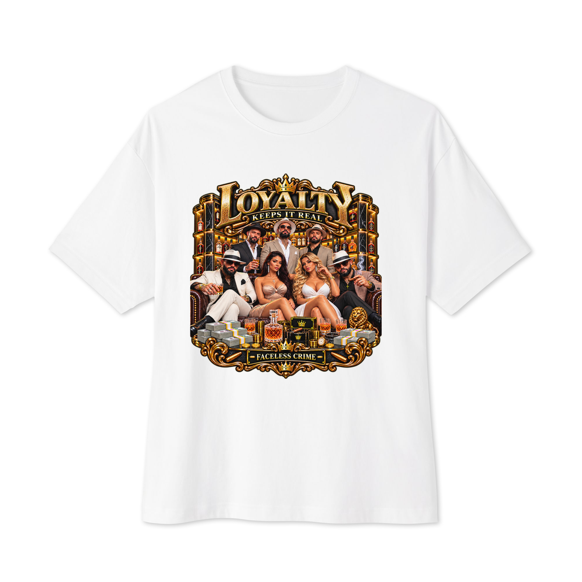 "LOYALTY" Unisex oversized boxy tee - Image 17