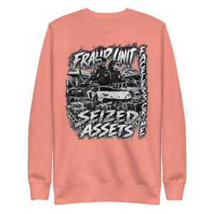 "SEIZED ASSETS (BLK+WHT)" Unisex Premium Sweatshirt