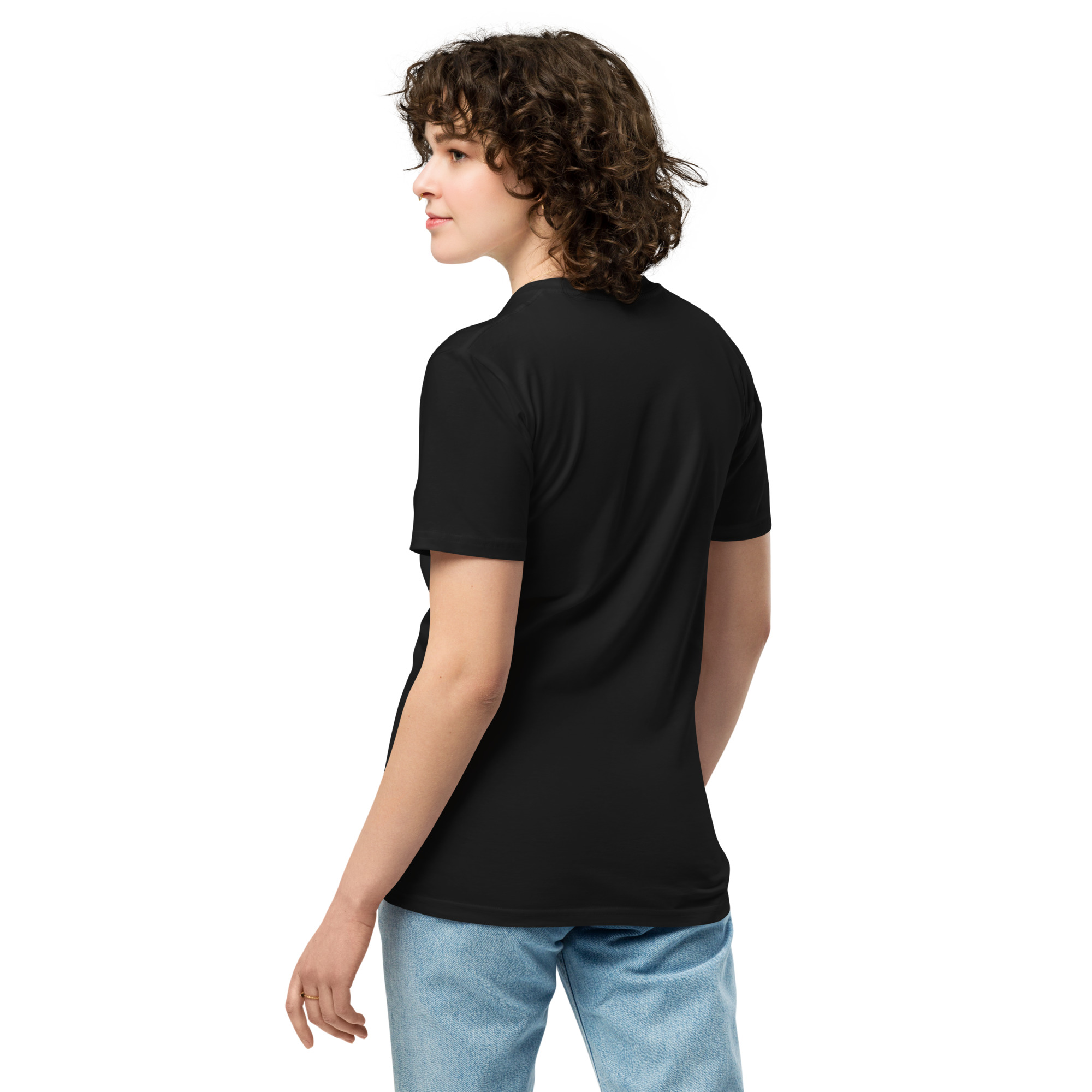 "SEIZED ASSETS (BLK+WHT)" Unisex premium t-shirt - Image 2