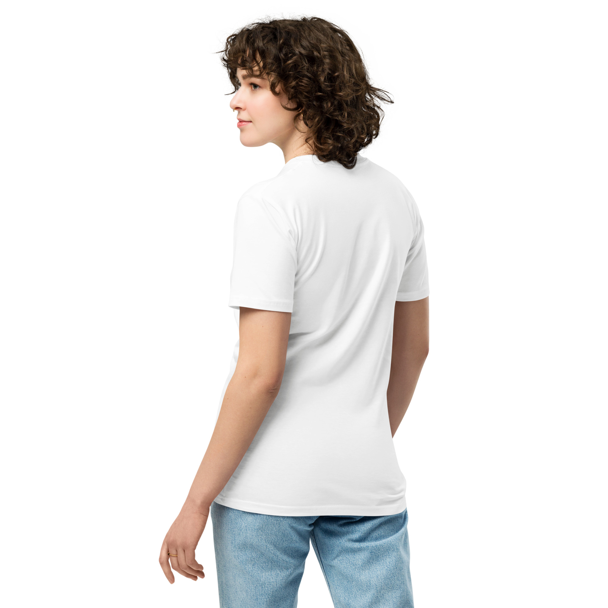 "SEIZED ASSETS (BLK+WHT)" Unisex premium t-shirt - Image 4