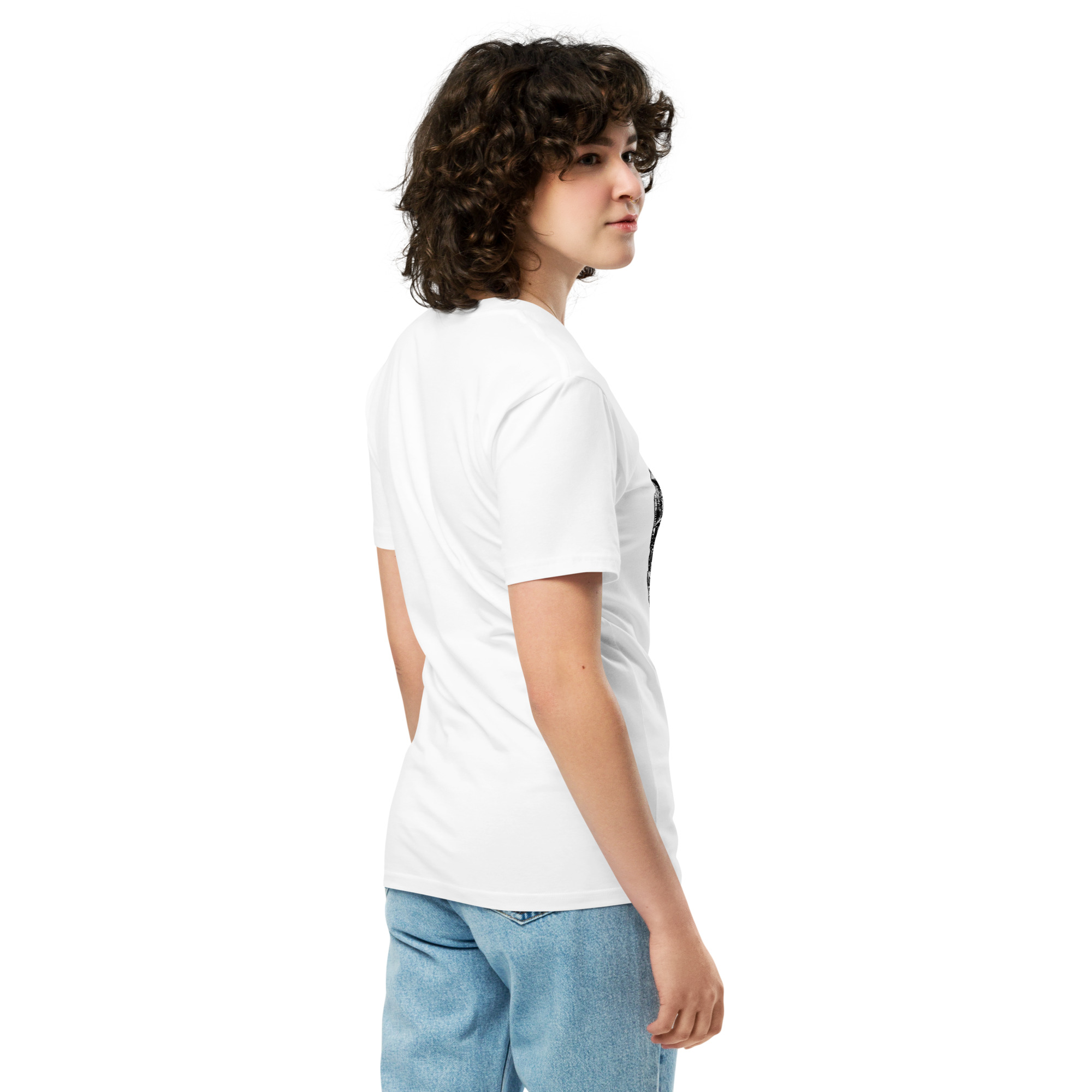 "SEIZED ASSETS (BLK+WHT)" Unisex premium t-shirt - Image 6