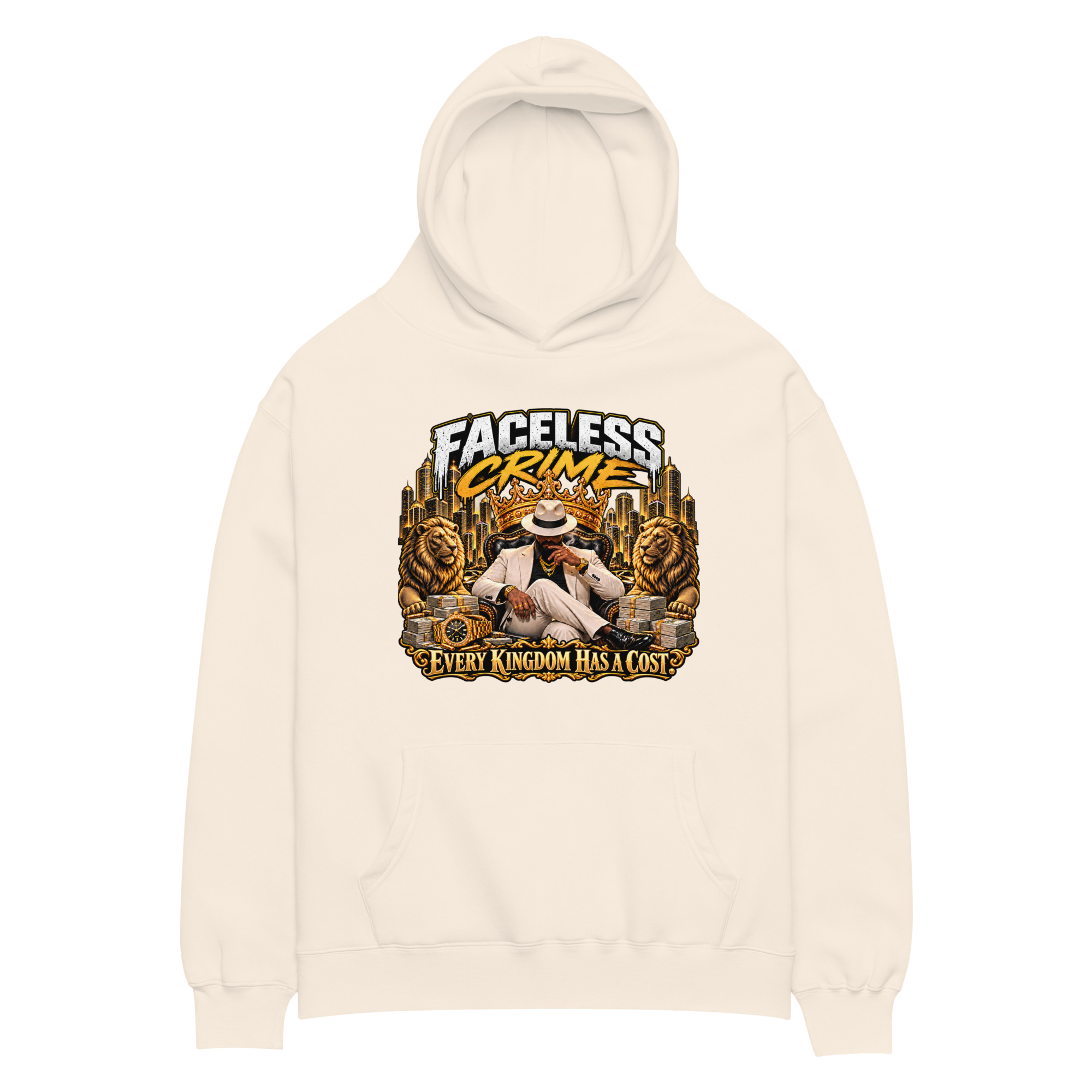 "EVERY KINGDOM HAS A COST" Unisex oversized hoodie - Image 21