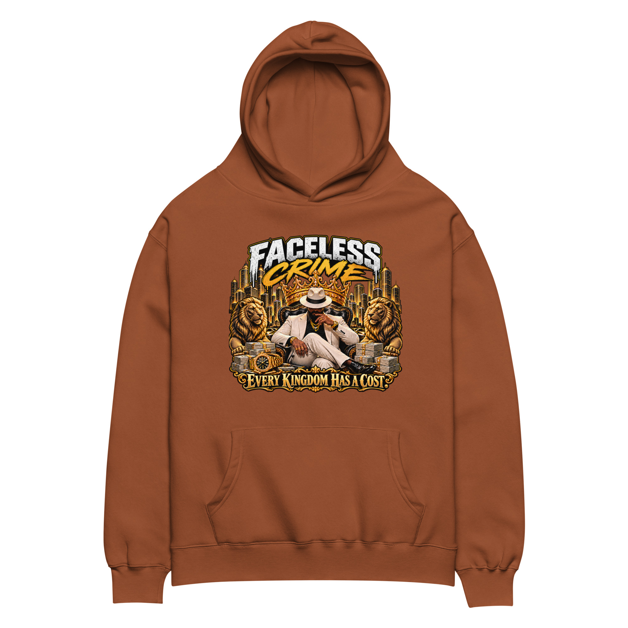 "EVERY KINGDOM HAS A COST" Unisex oversized hoodie - Image 9