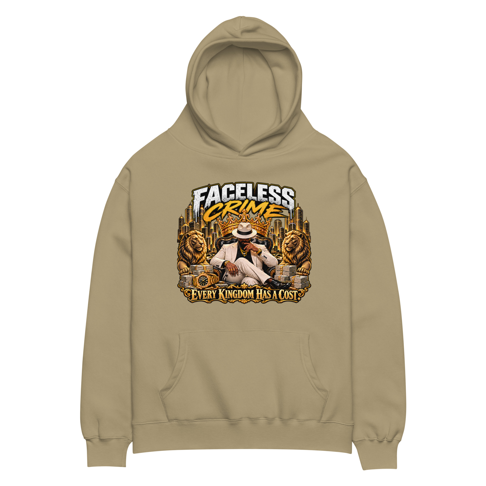 "EVERY KINGDOM HAS A COST" Unisex oversized hoodie - Image 13