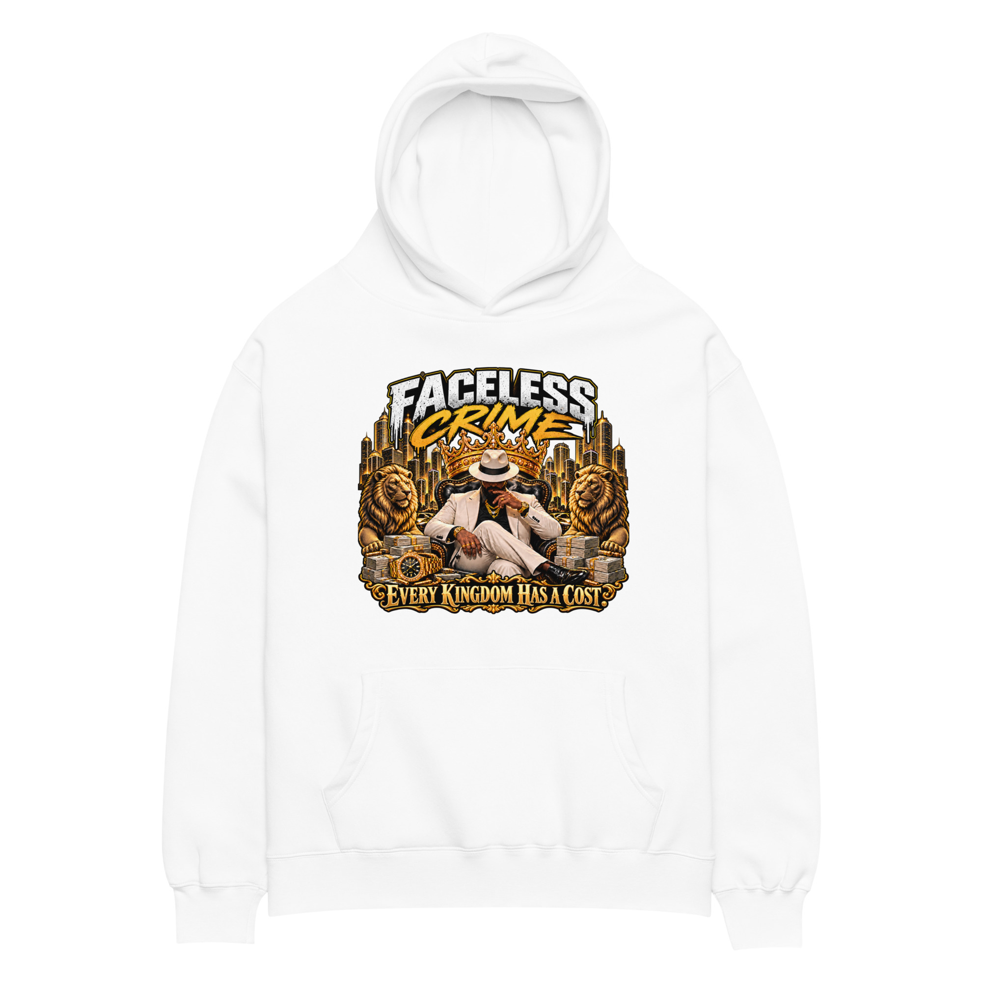 "EVERY KINGDOM HAS A COST" Unisex oversized hoodie - Image 23