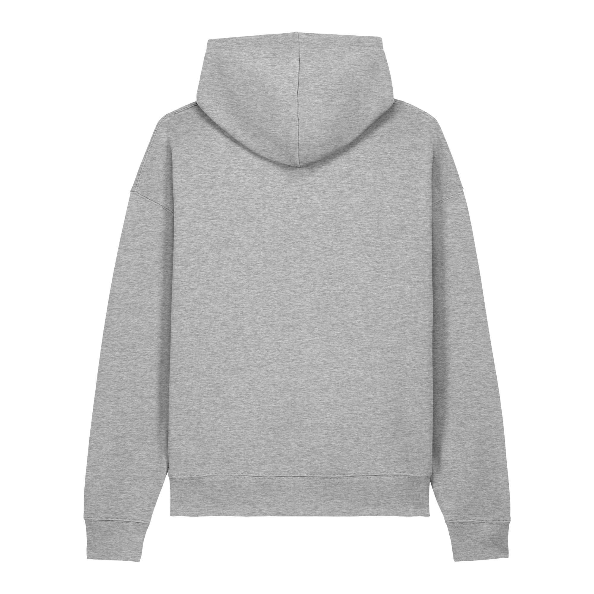 "FACELESS CRIME ( MAROON+GREY)" Unisex relaxed mid-weight hooded sweatshirt - Image 2